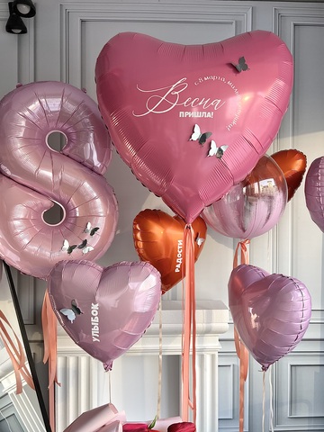 шары на 8 марта № 33
