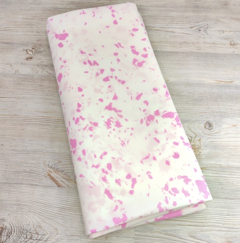 Фоамиран зефирный Мрамор-розовый. Толщина 2,0 мм, Размер 1х2м/2м²