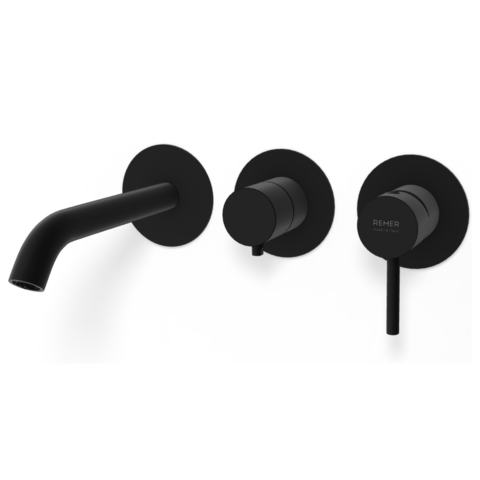 Remer X54D3PWBNO Смеситель для ванны Remer X Style X54D3PWBNO, черный матовый