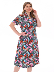 4536 Халат на пуговицах