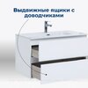 Aquanet 306165 Тумба с раковиной Алвита new 90 2 ящ. цв.белый матовый (306165)