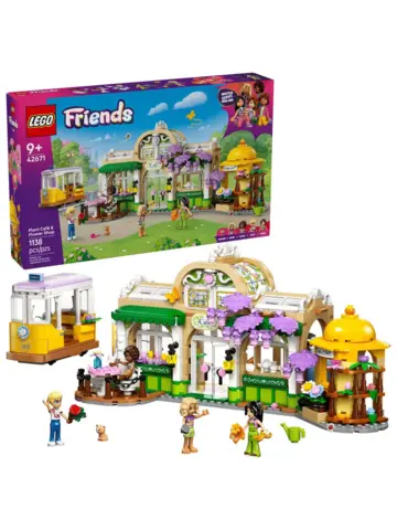 Конструктор Friends 42671 Зеленое кафе и магазин цветов