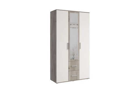Фиеста NEW Шкаф 3-х ств (1200) (Кашемир, Дуб Крафт серый)
