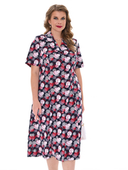 4536 Халат на пуговицах