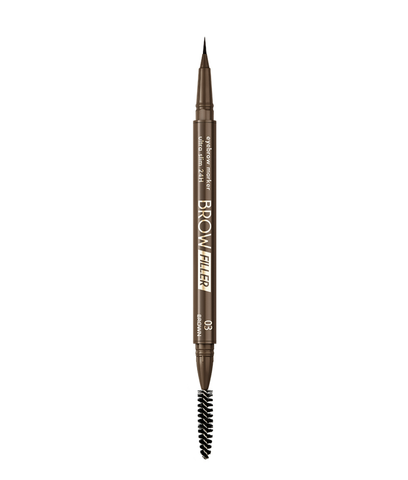LuxVisage Маркер для бровей LUXVISAGE BROW FILLER ultra slim 24H 03 brown 3г