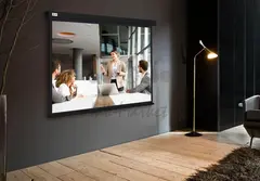 Экран Cactus 168x299см Wallscreen CS-PSW-168X299-BK 16:9 настенно-потолочный рулонный черный — фото 3
