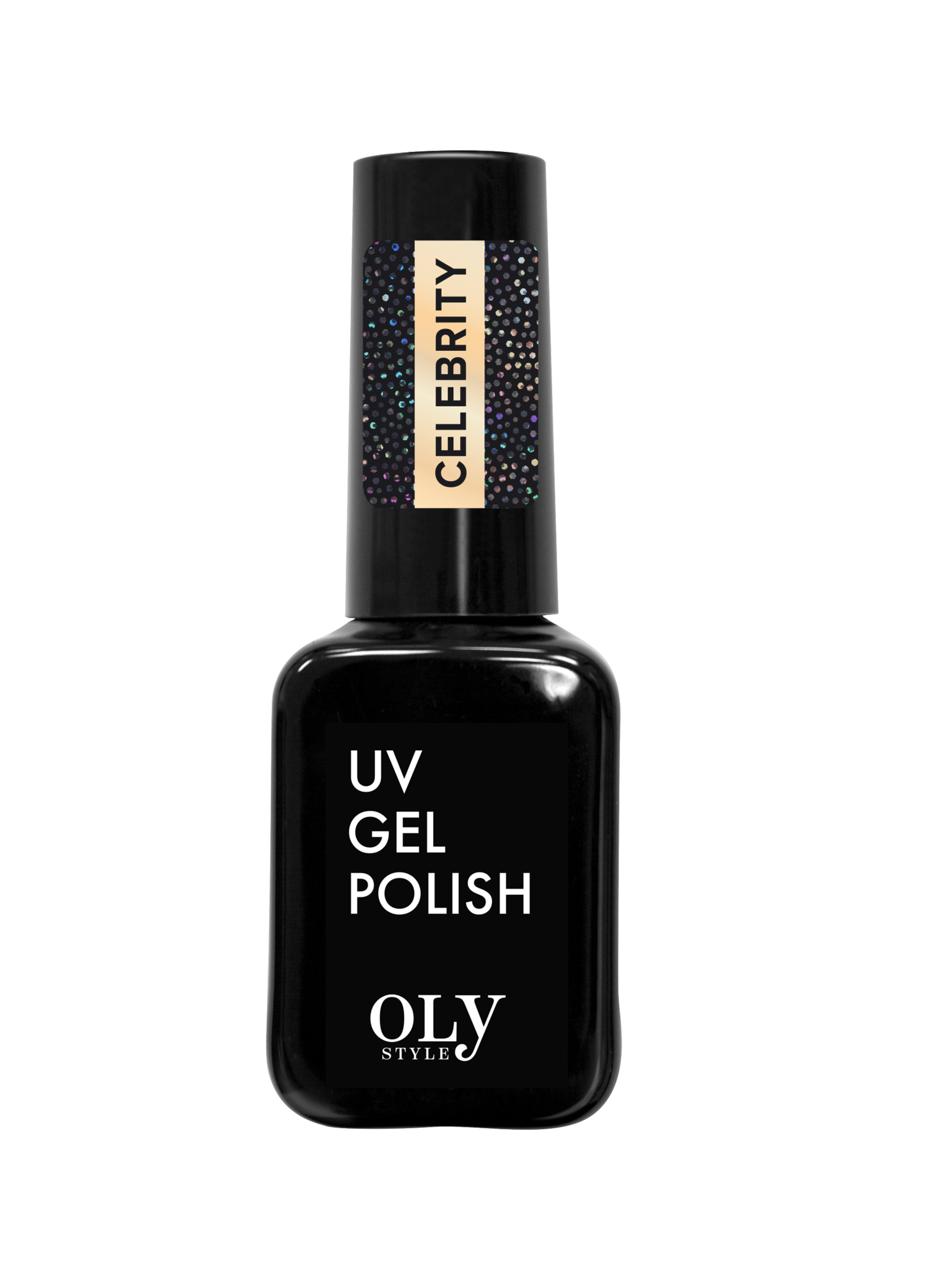 OLYSTYLE Топовое покрытие без липкого слоя Glitter Top Coat тон 01 celebrity