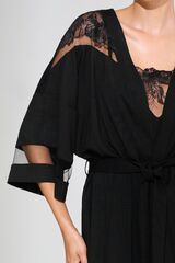 Утренний халат LISCA EMINENCE 23446_Черный