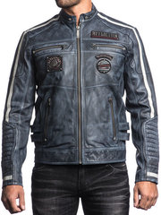 Куртка кожаная Affliction VELOCITY LEATHER JACKET