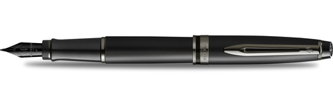 Ручка перьевая Waterman Expert Metallic, Black RT, F (2119188)