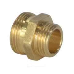 Ниппель латунь переходной Ду 20х15 (3/4"х1/2") под евроконус НР R180R Giacomini R180RY017