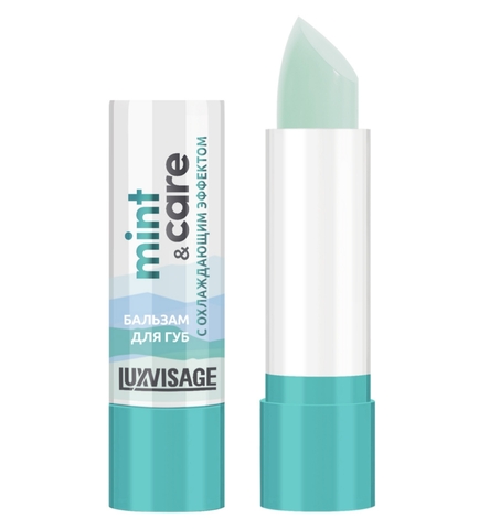 LuxVisage Бальзам для губ LUXVISAGE mint & care с охлаждающим эффектом 3,9г