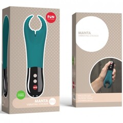 Мастурбатор Fun Factory Manta темно-зелёный