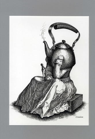 Пешков Р. В. Меланхолия. Бумага, тушь, перо. Россия, 2011.