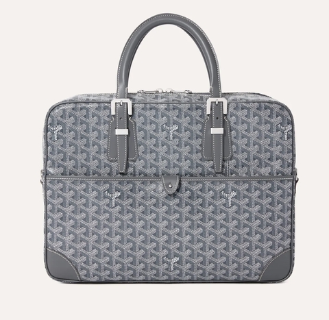 Портфель GOYARD Ambassade MM, серый