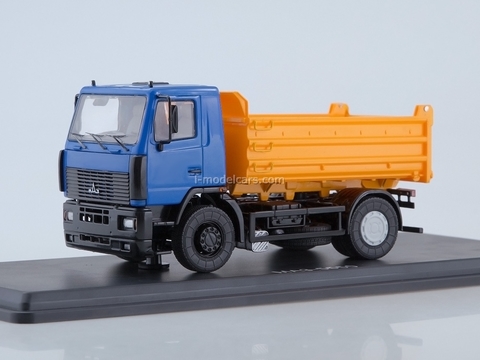 MAZ-5550 tipper blue-yellow 1:43 Start Scale Models (SSM)