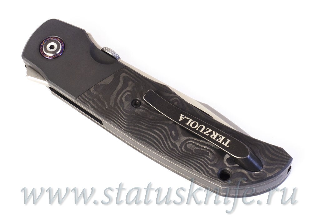 Нож CKF/Terzuola Eagle Rock S90V черный карбон