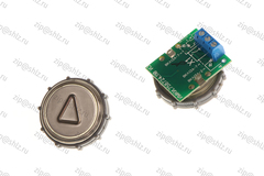 Кнопка (кнопочный модуль) ВКЛ13А7-52ПБ "Стрелка", круглая, с кодом Брайля