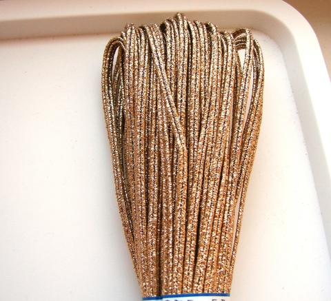 Сутаж белорусский Золотистый 3.5мм