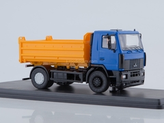 MAZ-5550 tipper blue-yellow 1:43 Start Scale Models (SSM)