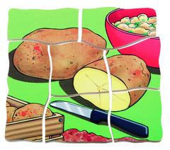 Развивающий Пазл "Картофель" ((Цвет: нет, Разм.:145 x 145 x 18 mm))