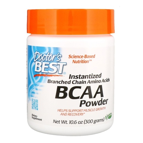 Doctor's Best, Аминокислота BCAA в виде растворимого порошка, 300 г