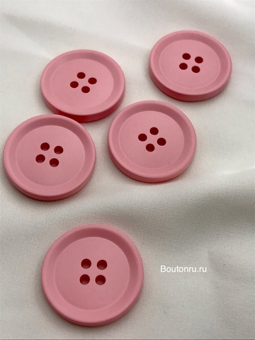 Пуговицы на прокол16 светло-розовые