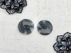 Пуговицы, d 2,5 см, серый