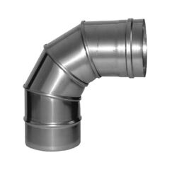 Jeremias FU101 80 Колено регулируемое 0-90 град. D80 мм