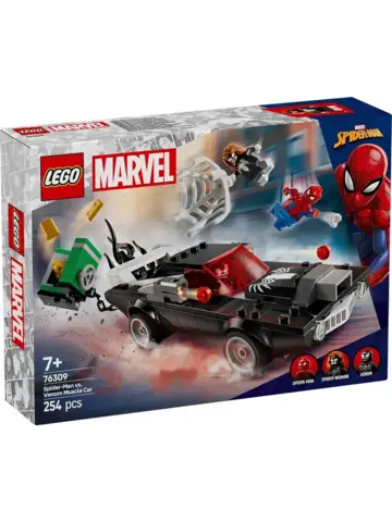 Конструктор Marvel 76309 Человек-паук против маслкара Венома