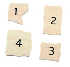 Развивающий Пазл "Картофель" ((Цвет: нет, Разм.:145 x 145 x 18 mm))