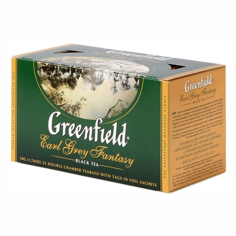 Чай GREENFIELD Earl Grey Fantasy 25*2 г п/пак РОССИЯ