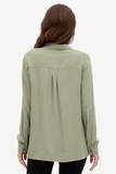 Блузка для беременных 11560 зеленый