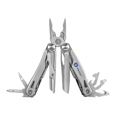 Мультитул КОБАЛЬТ 14 в 1, корпус из нерж.стали, 2-х комп. рукоятки из алюминия и ABS пластика, чехол для хранения, блистер (918-282)