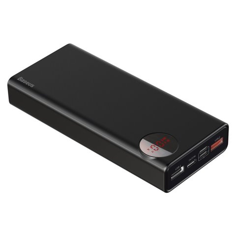 Портативное зарядное устройство Baseus Mulight PD3.0 Quick charge powerbank 20000mAh Black
