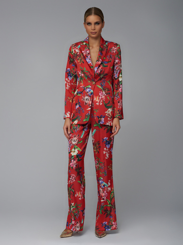 Пижамный костюм с ирисами