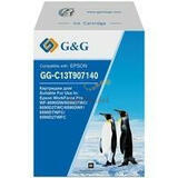 Совместимый струйный картридж G&G GG-C13T907140 (C13T907140) для Epson WorkForce Pro WF-6090DW, 6090DTWC, 6090D2TWC, 6590DWF, 270 мл, черный