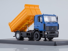 MAZ-5550 tipper blue-yellow 1:43 Start Scale Models (SSM)