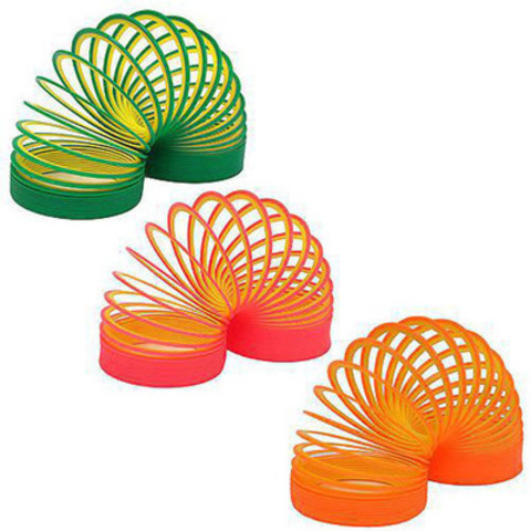 Пружинка"Slinky Неон", двухцветная
