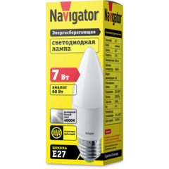 Лампа Navigator 94 494 NLL-C37-7-230-4K-E27-FR