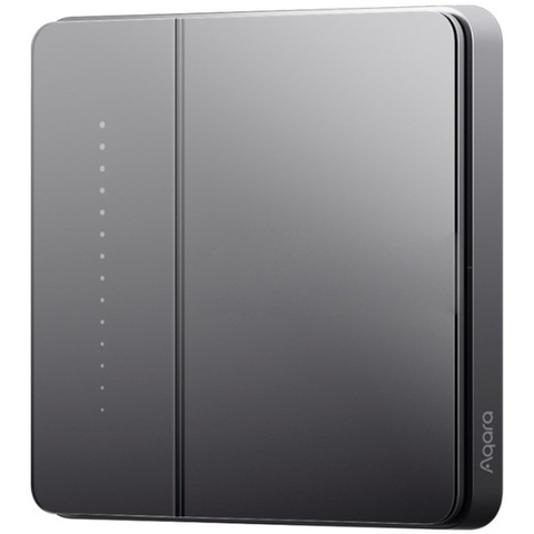 Умный выключатель Aqara Z1 Pro ZNQBKG42LM 1-нокл. графитовый (ZNQBKG42LM_GR)