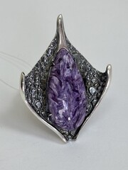 Манта (кольцо из серебра)