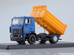 MAZ-5550 tipper blue-yellow 1:43 Start Scale Models (SSM)