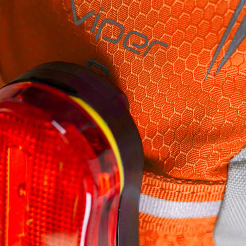 Картинка рюкзак велосипедный Osprey Viper 3 Blaze Orange - 6