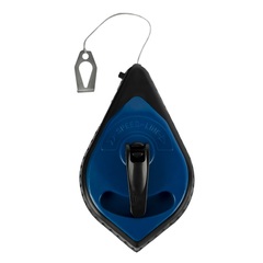 Набор шнур + краска КОБАЛЬТ , длина шнура 30 м., в пластиковом корпусе + синий меловой порошок, 115 гр. + уровень (907-224)