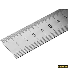 STAYER длина 0,5 м, Нержавеющая линейка (3427-050)