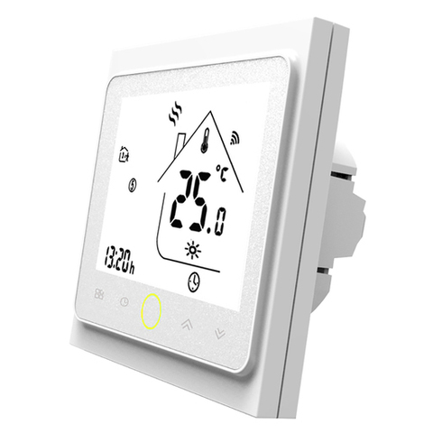 Термолегулятор MOES WiFi Electric Heating Thermostat White для теплого пола белый