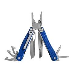 Мультитул КОБАЛЬТ 14 в 1, корпус из нерж.стали, 2-х комп. рукоятки из алюминия и ABS пластика, чехол для хранения, блистер (918-282)