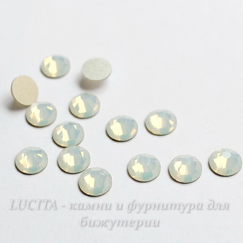 2058 Стразы Сваровски холодной фиксации White Opal ss 20 (4,6-4,8 мм), 10 штук