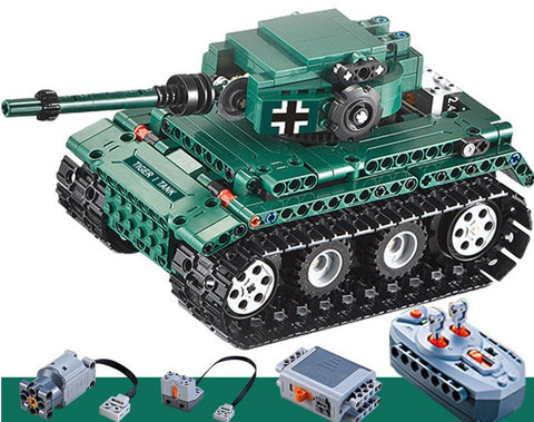 Конструктор серия Армия Радиоуправляемый Тяжёлый танк Тигр